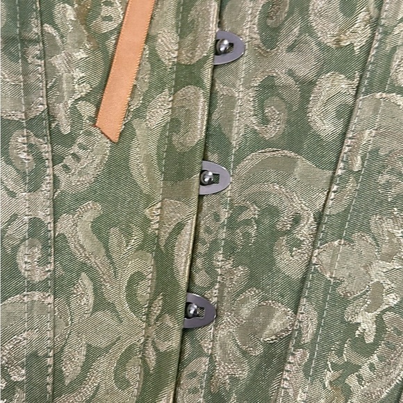 Lace Up Corset Top with ribbing - Picture 5 of 5